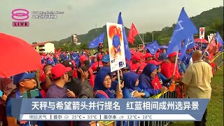 天秤与希望箭头并行提名  红蓝相间成州选异景【2023.07.29 八度空间华语新闻】