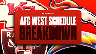 2024 NFL schedule breakdown for EVERY TEAM in the AFC West | CBS Sports