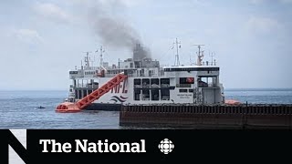 First responders, fishers respond to P.E.I. ferry fire