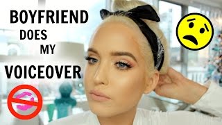 BOYFRIEND DOES MY VOICEOVER CHALLENGE - ft. Oscar Guerra