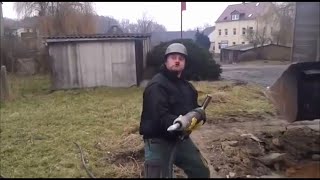 German With a Jackhammer  meme