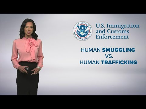 Is human smuggling and human trafficking the same?