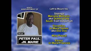 Peter Paul Jn. Marie long