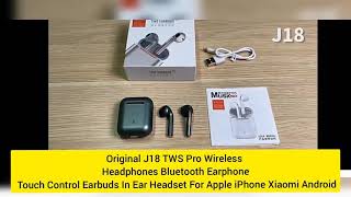 Original J18 TWS Pro Wireless Headphones