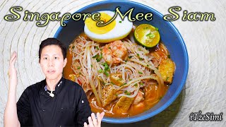 DELICIOUS Mee Siam Singapore Style - iTzeSimi Ep 3