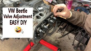 VW Beetle & Super Beetle Valve Adjustment - 1600cc - VW Baja - VW Bus - VW Ghia - Valve Adjust DIY