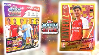 ARGOS EXCLUSIVE £45 MEGA BOX OPENING! | TOPPS MATCH ATTAX 2023/2024 | HAVERTZ SUMMER SIGNING LE CARD