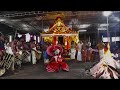 kudi veeran theyyam divine performance at pookoty sree vayanattukulavan temple kannapuram kannur