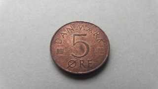 Another 5 Øre coin of Danmark in HD