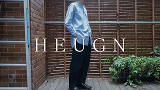 【HEUGN】最近激推しのブランドの最高のシャツとスラックスを紹介【購入品紹介】