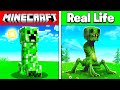 MINECRAFT MOBS IN REAL LIFE! (animals, items, bosses)