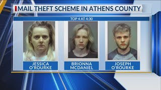 Mail theft scheme in Athens County sees 3 suspects named