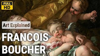 Francois Boucher: A collection of 10 oil paintings with title and year, 1760-1764 [HD]