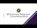 2016 Montgomery College Holocaust Commemeration