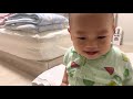 【降りれなくなって泣く😂でもあきらめない！】赤ちゃん1歳2ヶ月