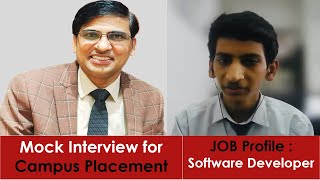 Mock Interview Software Engineers for Freshers I Campus Interview I Arvind Singh Pemawat