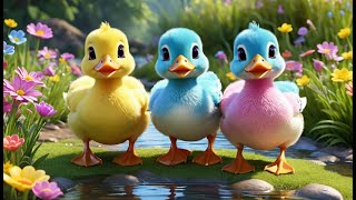 Five Little Ducks | Fun Counting Song for Kids | Nursery Rhymes \u0026 Kids Songs