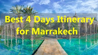 Discover Marrakech, Morocco 🇲🇦 charm: Ultimate 4-day travel guide | Top3Videos