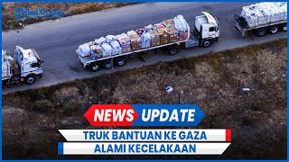 3 Truk Militer Yordania Angkut Bantuan ke Gaza Kecelakaan di Laut Mati