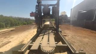 Milling Tallow wood with TimberKing 2000 mobile bandsaw