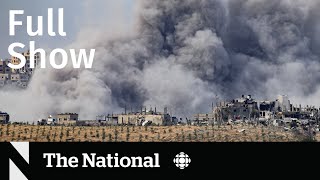 CBC News: The National | Israel-Hamas deal, Economic update, India tunnel