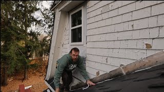 Framing a Second Story Window from the Roof!