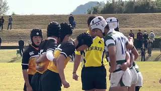 2022宮崎県高校ラグビー一年生大会　決勝トーナメント　予選1・2位グループ　決勝戦　高鍋A🆚県北合同