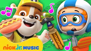 The Hot Dog Song Sing Along w/ PAW Patrol, Bubble Guppies & MORE! 🌭 | Nick Jr. Music