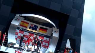 2012 British GP Podium