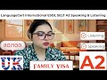 LanguageCert A2 SELT Speaking & Listening || Spouse Visa Extension||  Listening Test