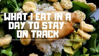 WHAT I EAT IN A DAY TO STAY ON TRACK | GOAL IS 1200 CALORIES