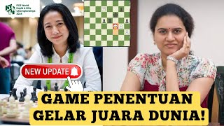 INDONESIA BANGGA! BERJUANG SAMPAI ENDGAME! | IRENE SUKANDAR VS KONERU HUMPY | FIDE WORLD RAPID 2024