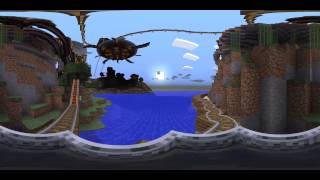 360° Minecraft Roller Coaster Ride - Rapscallion (Replay Mod)