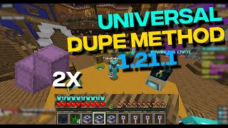 Minecraft Universal Dupe Method (Multiplayer 1.21.1+)