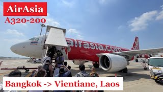 Thai AirAsia - Bangkok (Don Mueang Airport) to Vientiane, Laos - A320-200 - Trip Report #029