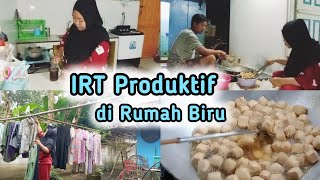 IRT PRODUKTIF DIPAGI HARI || BUNGKUS PESANAN OTAK-OTAK CRISPY || JEMUR PAKAIAN || JUALAN