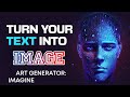 How to change your text to image