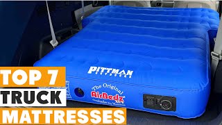 7 Best Truck Mattresses for Camping Adventures