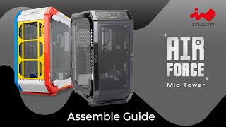 How to assemble the InWin AIRFORCE | Gaming Chassis | InWin