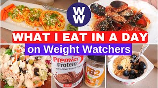 WHAT I EAT IN A DAY ON WEIGHT WATCHERS | 23 POINTS A DAY | WW POINTS & CALORIES | HIGH PROTEIN