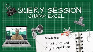 289th Excel Query Session
