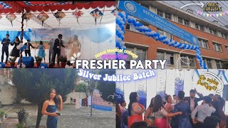 Fresher Party In Medical College🎉 |Nepal Medical College | Silver Jubilee Batch | MBBS | Innish16 |