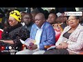 see how president ruto received former president uhuru kenyatta in embu today