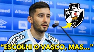 CHAPÉU NO RIVAL! OLHA OQUE O VILLASANTI FALOU APÓS ACERTO COM O VASCO! NOTICIAS DO VASCO DA GAMA