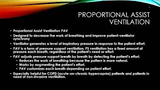 Shenfield ACCS Review Mechanical ventilation Advanced Modes and NIV Ventilation