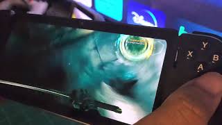 Playing Ghost Runner Demo via GeForceNow on Razer Edge 5G UW by Verizon 2023