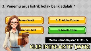 Membuat Kuis Interaktif untuk web (html5/js)