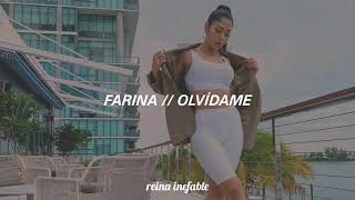Farina - Olvídame (Letra)