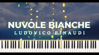 Ludovico Einaudi - Nuvole Bianche Piano Cover [FREE SHEET+MIDI]