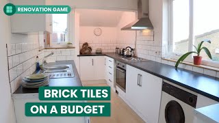 Kitchen Redesign with Brick Tile Makeover | Renovation Game | Banijay Home and Garden